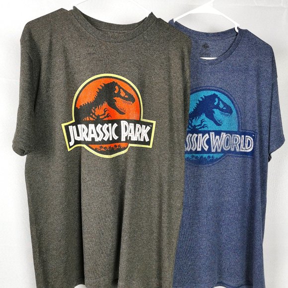 Jurassic Park and Jurassic World T-Shirt Bundle - Picture 1 of 6
